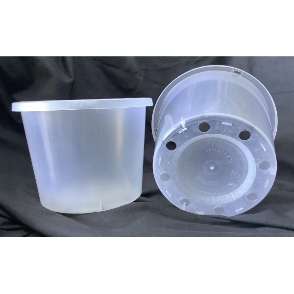 175MM X 135MM - PHALAENOPSIS CLEAR - PACK OF 10 POTS
