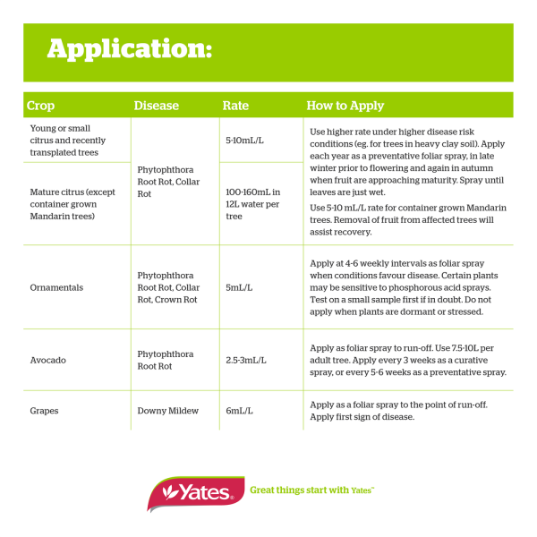 FUNGICIDE - YATES ANTI ROT PHOSACID SYSTEMIC 500ML - Image 2